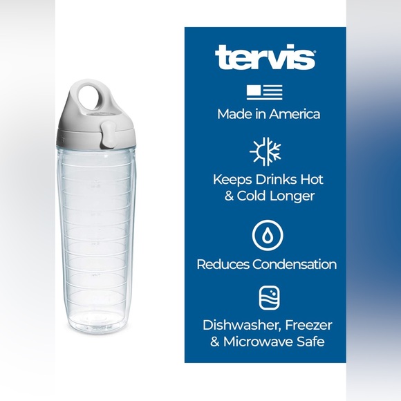 Tervis Kansas UK Jayhawks Tradition Double Walled Insulated 24oz Water💦Tumbler - Picture 6 of 10